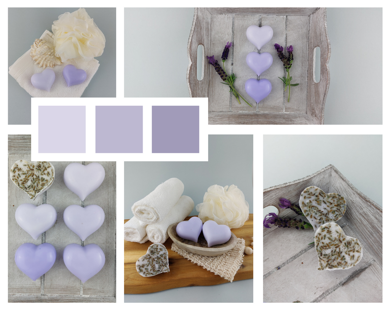 Seife selber machen DIY-Box Lavendel Herzform Geschenk